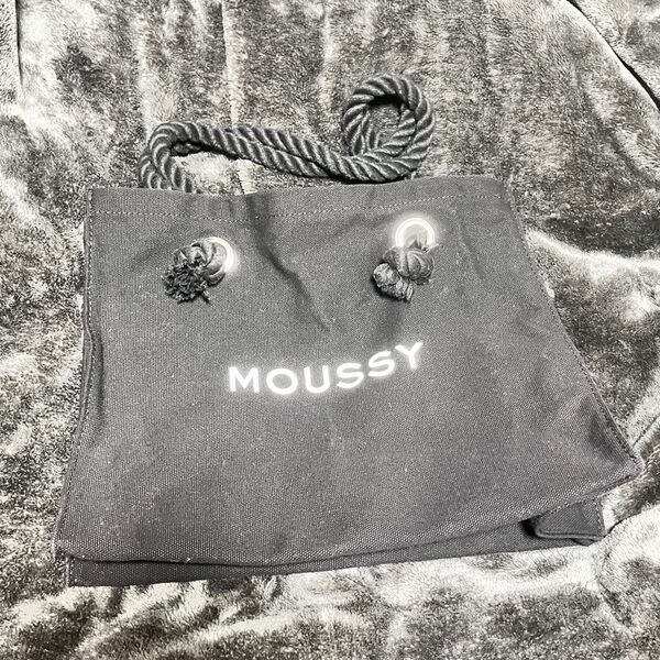 《最終値下げ》マウジー MOUSSY バッグ トートバッグ 黒 ブラック 可愛い