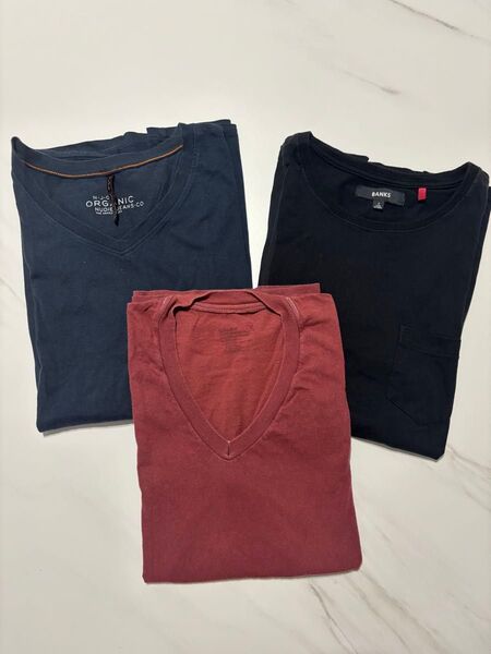 メンズシンプルTシャツ 3枚セット