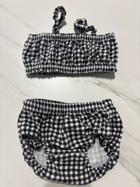 キッズ女の子 セパレート水着80