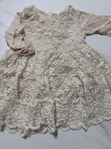 女の子用 レースセレモニーワンピース 92cm