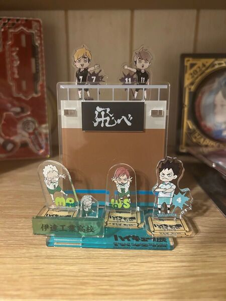 ハイキュー展 アクスタ セット アクリルスタンド mini 岩泉 二口 宮 青根