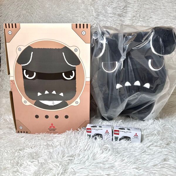 新品未使用 デリ丸君 ビックサイズ ぬいぐるみ 黒 デリカミニ トミカ 非売品 希少 レア