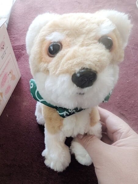 音声応答歌ってくれる犬のぬいぐるみ