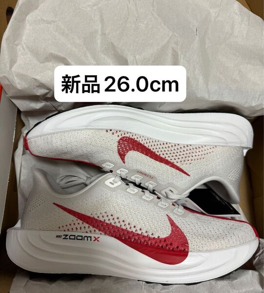 新品26.0 NIKE PEGASUS PLUS ナイキ ペガサスプラス 26cm レッド ランニングシューズ ペガサスターボ