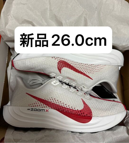 新品26.0 NIKE PEGASUS PLUS ナイキ ペガサスプラス 26cm レッド ランニングシューズ ペガサスターボ