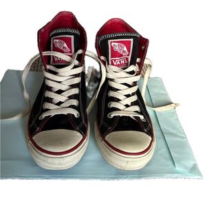 VANS ハイカットスニーカー 23.5㎝ ブラック×レッド V66