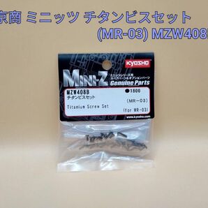 京商 純正 ミニッツ チタンビスセット (MR-03) MZW408B mr-03 EVO O41b