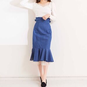 titty&Co. チュールレイヤードマーメイドスカート