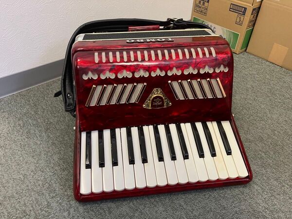 TOMBO アコーディオン レッド系 ALTO 271