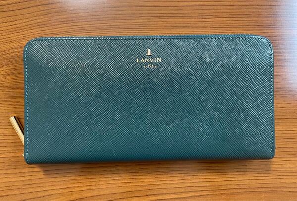 LANVIN en bleu ランバンオンブルー 長財布 ディープグリーン