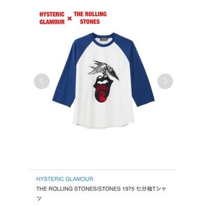 【希少】HYSTERIC GLAMOUR×ローリングストーンズ ラグランTシャツ オーバーサイズ ヒスガール 02233CL15