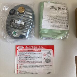 【未使用】LOGOS マルカ コラボ 湯たんぽ 600ml 直火 フリース袋付き SGマーク