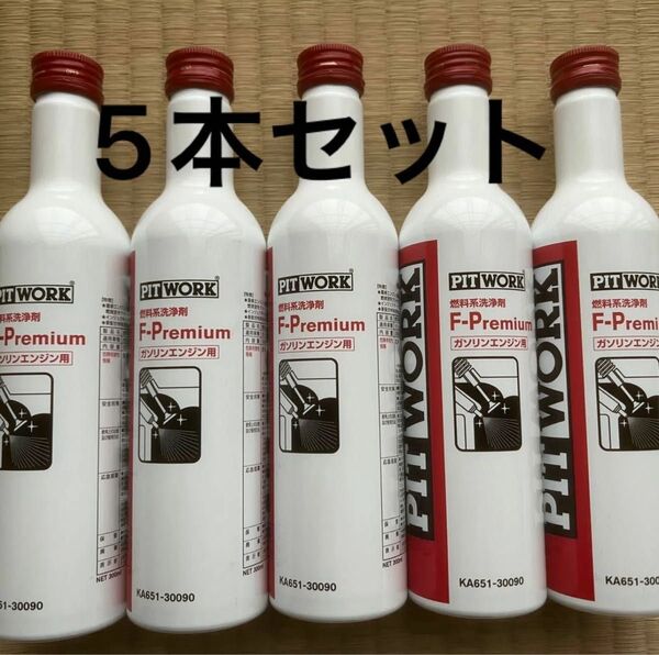 ピットワーク PITWORK 燃料系洗浄剤 F-Premium エフプレミアム ガソリン専用 KA651-30090 5本セット