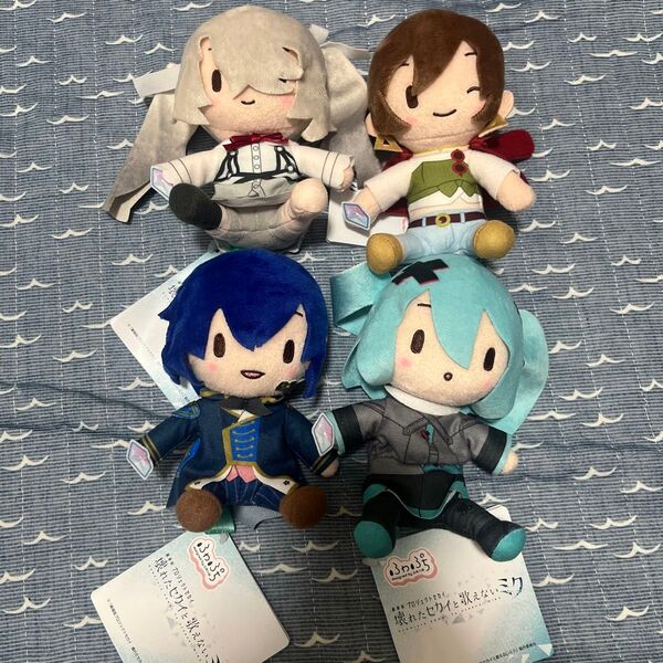 「劇場版プロジェクトセカイ壊れたセカイと歌えないミク」ふわぷちミニぬいぐるみ“バーチャル・シンガー”Vol.1 4種セット未使用品