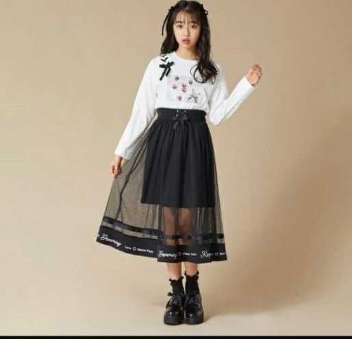 メゾピアノジュニア М(150)チュールスカート