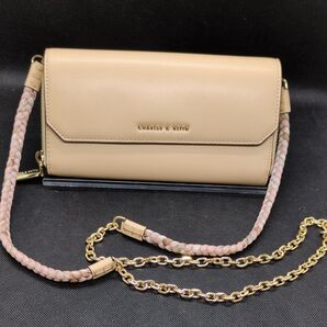 CHARLES&KEITH 長財布 ベージュ