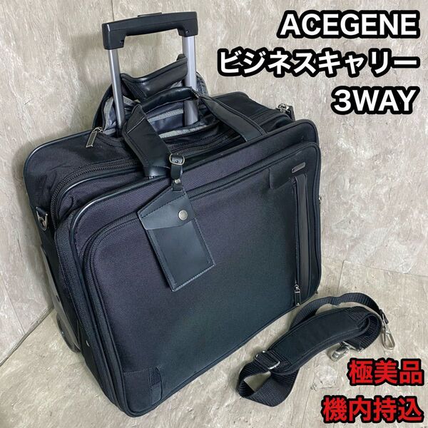 ACEGENE EVL-2.0 キャリーケース 3WAY 機内持込可 28371 スーツケース キャリーケース 2輪 通勤 出張