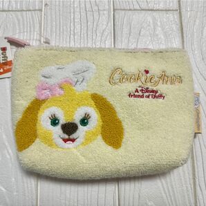 香港ディズニー クッキーアン ポーチ メイクポーチ トラベルポーチ ダッフィーアンドフレンズ【タグ付き新品未使用】