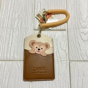 【新品未使用】香港ディズニー ダッフィー パスケース 定期入れ ダッフィーアンドフレンズ