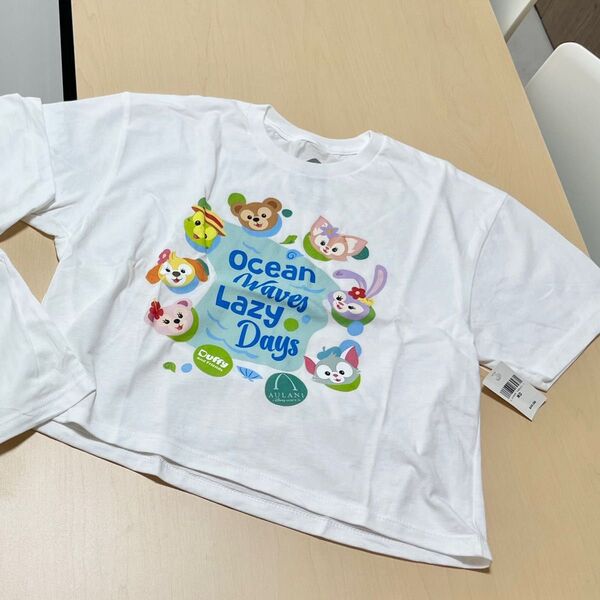 アウラニディズニー ハワイ限定 ダッフィー&フレンズ Tシャツ ダッフィー リーナベル オルメル Mサイズ