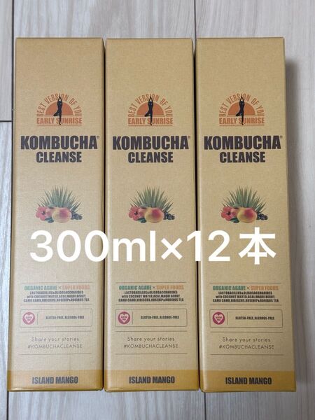 コンブチャクレンズ KOMBUCHA CLEANSE 300ml×12本