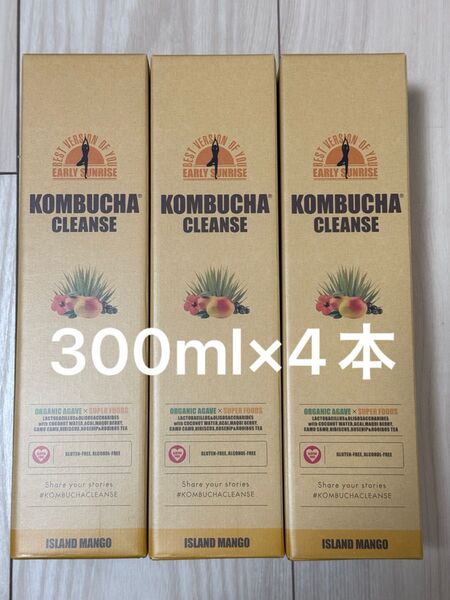 コンブチャクレンズ KOMBUCHA CLEANSE 300ml×4本