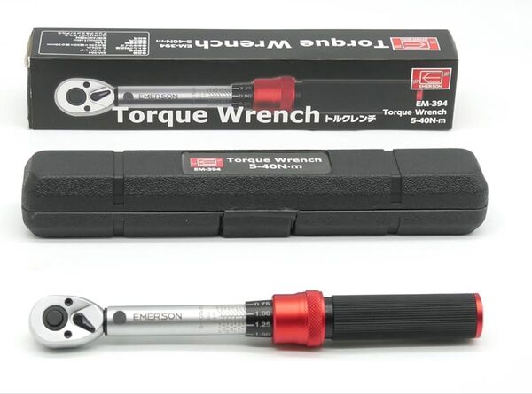 エマーソン トルクレンチ ロックリング式 自転車 バイク 整備 修理工具 作業工具 精密機器 電装部品 内装作業 EM-394