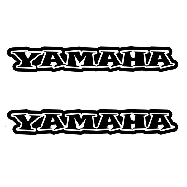 (D06)カッティングシート YAMAHA ヤマハ 2枚セット ステッカー
