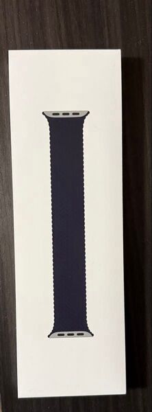 【純正品】AppleWatch 42MMバンド サイズ③ ブレイデッドソロループ ミッドナイト