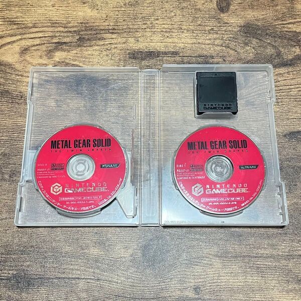 ゲームキューブ メタルギアソリッド ツインスネーク メモリーカード 動作品