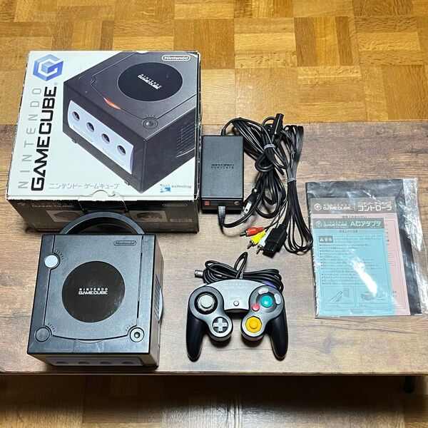 ゲームキューブ GAMECUBE ブラック 本体 箱セット 動作品 ⑥