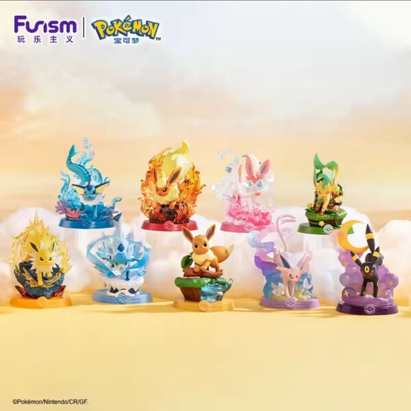【新品】海外限定Funism ポケモン イーブイ 進化の系譜 ボックス 9体