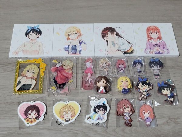 彼女、お借りします アクスタ アクキー ラバスト ミニフィギュアキャンバスボード まとめ売り