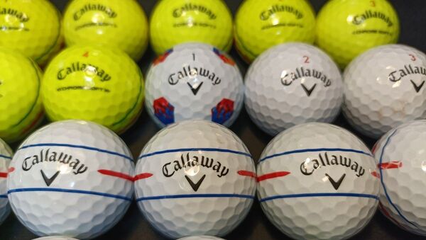 【美品】クロムソフト 20球 キャロウェイ ロストボールトリプルトラック他 Callaway