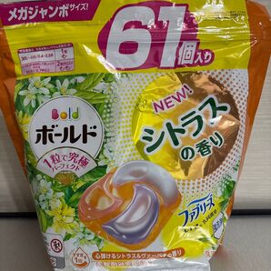 P&G ボールド ジェルボール シトラス&ヴァーベナ 詰め替え 61個入 洗剤