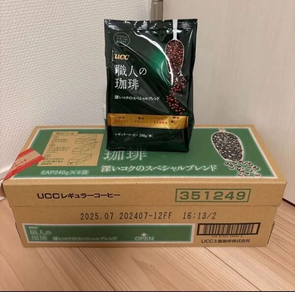 レギュラーコーヒー ucc 職人のコーヒー 深いコクスペシャルブレンド 詰め替え つめかえ 珈琲 ドリップ