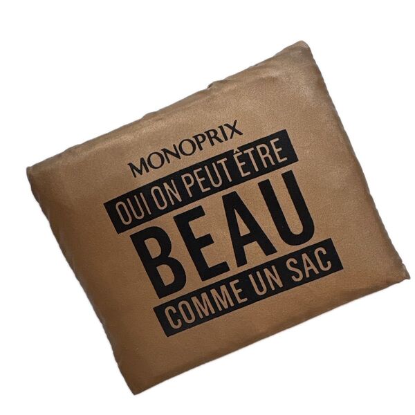 モノプリ エコバッグ フランス MONOPRIX ゴールド トートバッグ パリ パリ土産 フランス土産 人気 定番土産