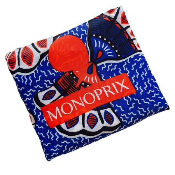 新作 モノプリ エコバッグ MONOPRIX アフリカン トートバッグ パリ土産 フランス土産屋 人気 定番