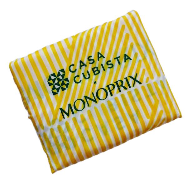 モノプリ エコバッグ MONOPRIX CASA CUBISTA コラボ トートバッグ フランス パリ 土産 定番 人気