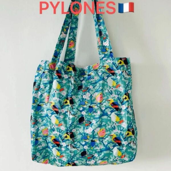 ピリーヌ エコバッグ トートバッグ ブルーバード PYLONES 可愛い 入手困難