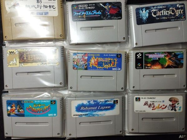 スーパーファミコンソフト9本まとめ売り! SFC ソフト