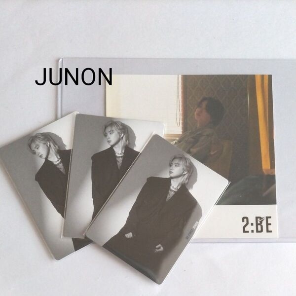 BE:FIRST JUNON Spacecraft/Sailing CD封入 トレカC 3枚&2:BE 購入特典