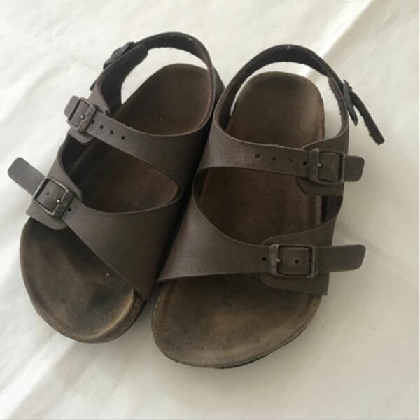 BIRKENSTOK サンダル 18センチ モカ