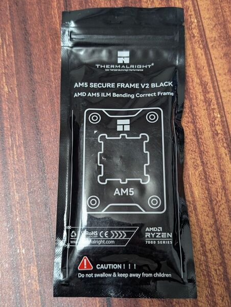 AM5用 グリスガード Thrmalright AM5 Secure Frame V2 Black 未開封