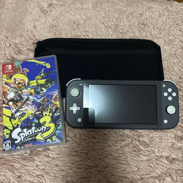 Switchライト スプラトゥーン3付き Switch Lite 任天堂 ライト グレー ニンテンドースイッチライト