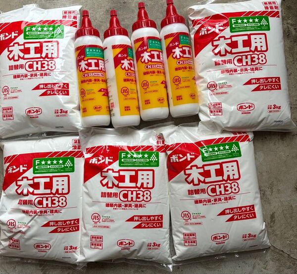 木工用ボンド 4本 750g 木工用ボンド 3kg 5袋