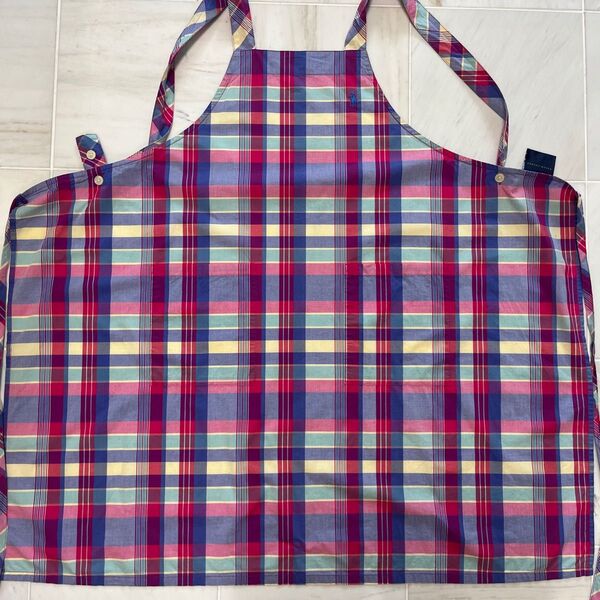 Ralph Lauren ラルフローレン チェック柄 エプロン フリーサイズ 美品