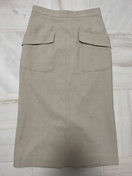 Spick & Span ベージュ タイトスカート 38サイズ【クリーニング済み美品】