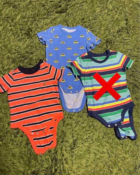 GAPベビーロンパース 3-6months(60cm) 6-12months(70cm)