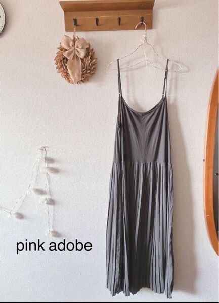 ワンピース キャミソール ロング キャミワンピ pink adobe ワンピース キャミソール ロング キャミソールワンピース